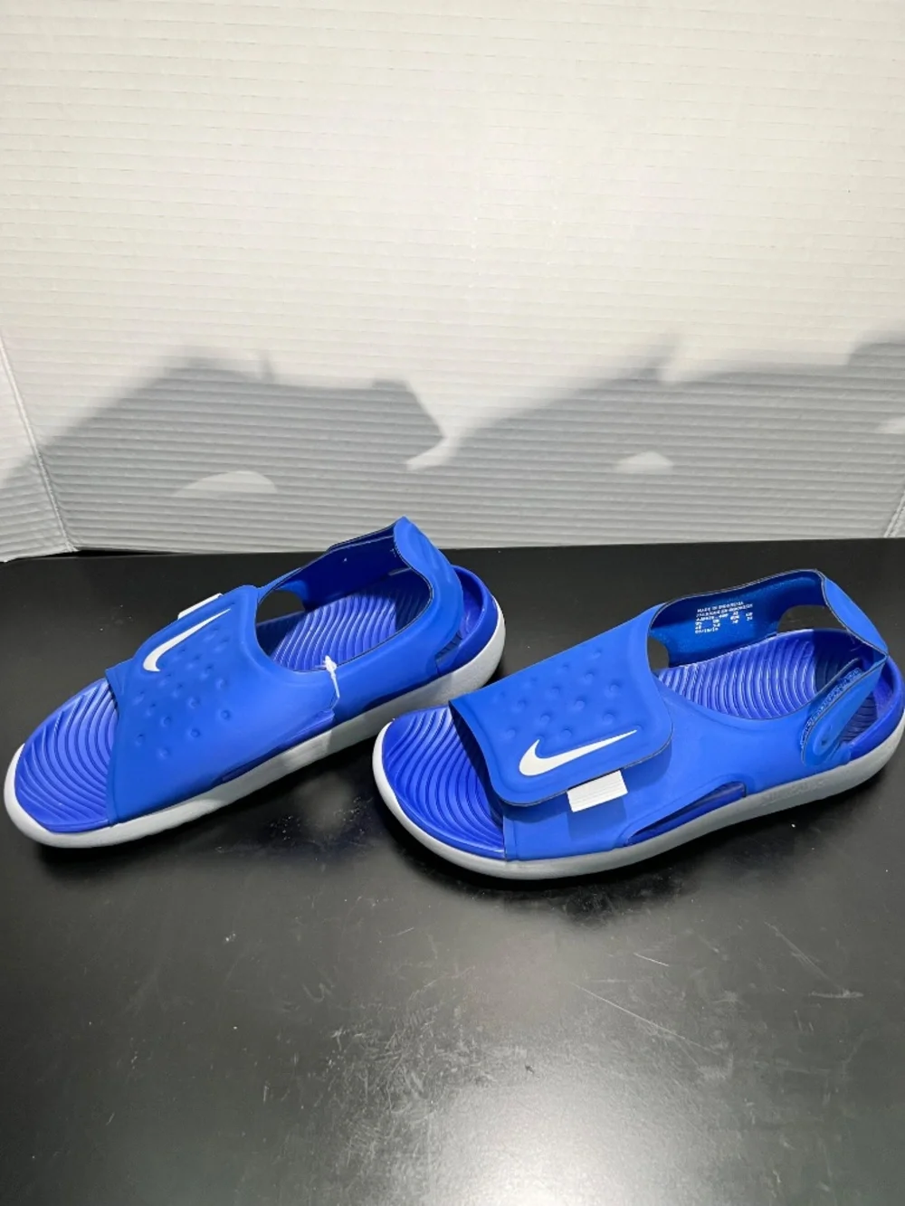 💙 NEW Nike Sunray Adjust 5 Kids Sandal | Game Royal Blue | Size 4Y |